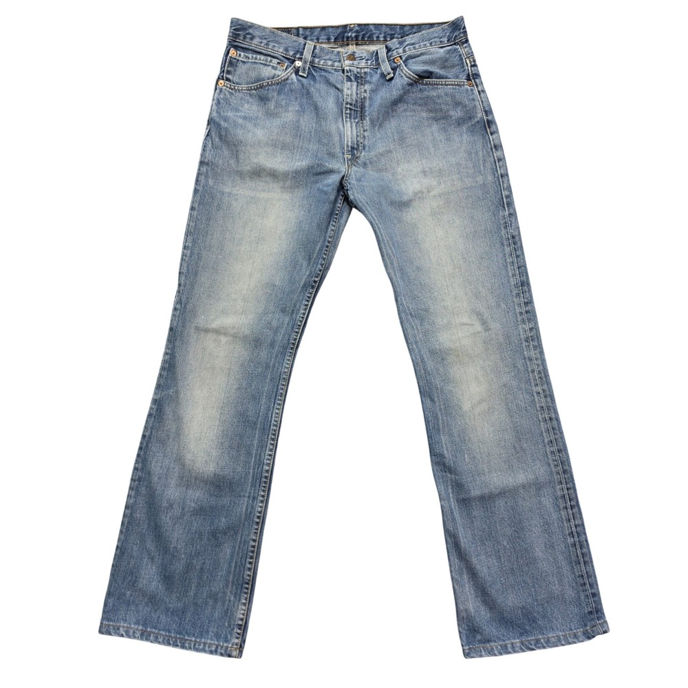 90s Style Indie Jeans Mens 34x34 Blue Levi's 507 04 Faded Straight Leg Denim
